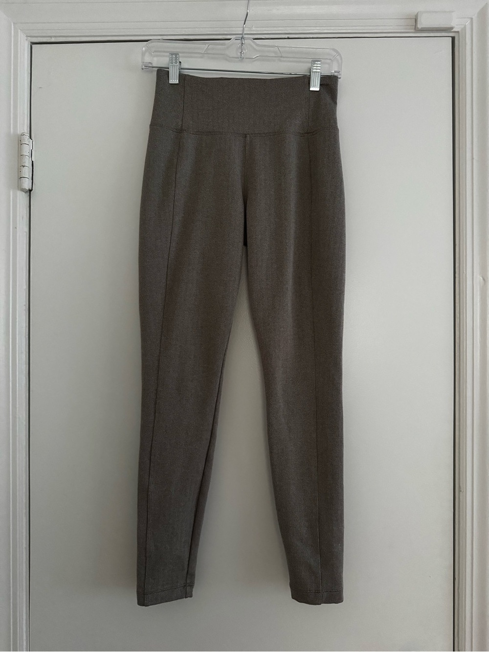 Athleta Textured High-Waist Slim Ponte Pants Leggings
